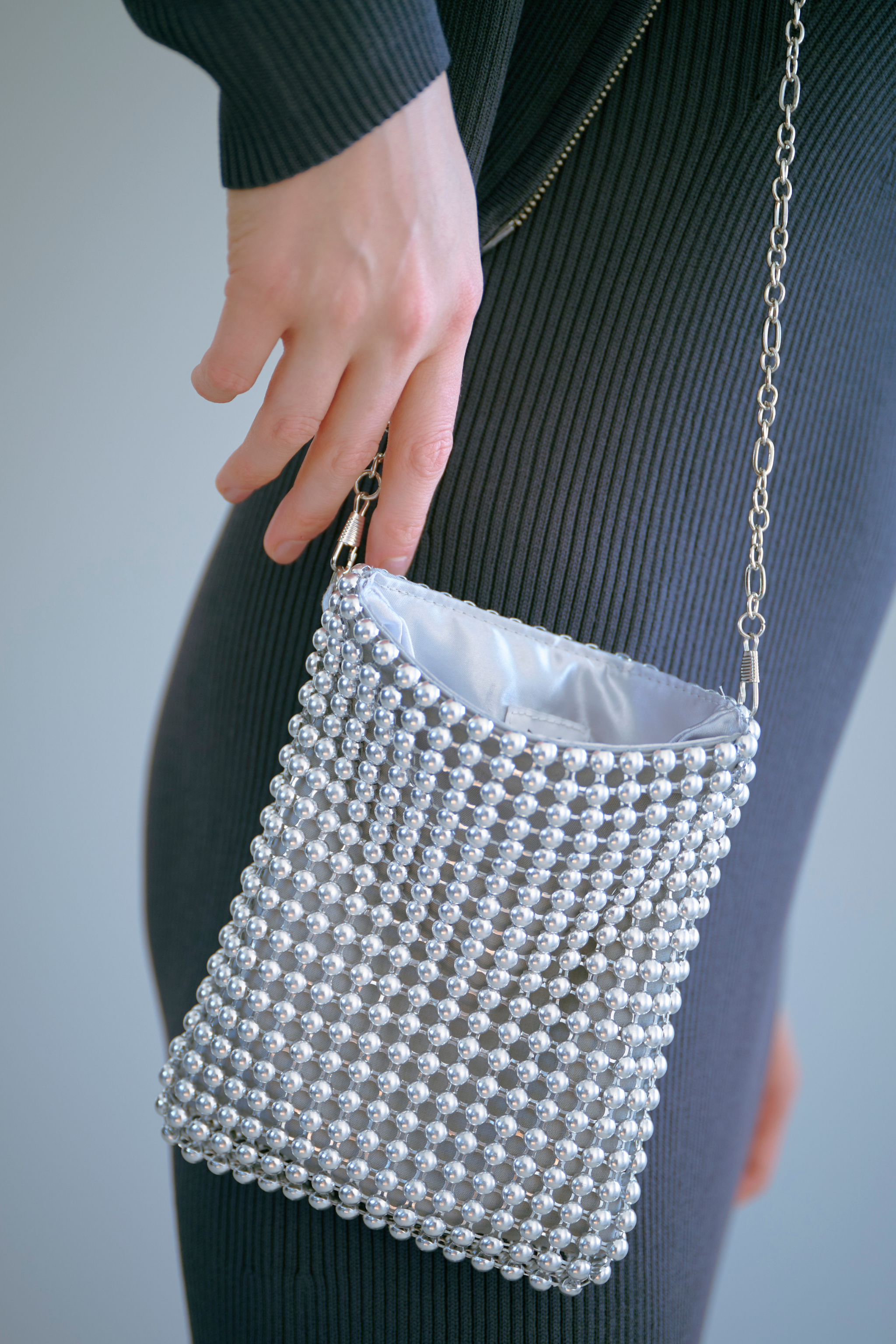 バッグ lil ambition Silver Ball Mini Bag Silver Ball Mini Bag – Lil Ambition