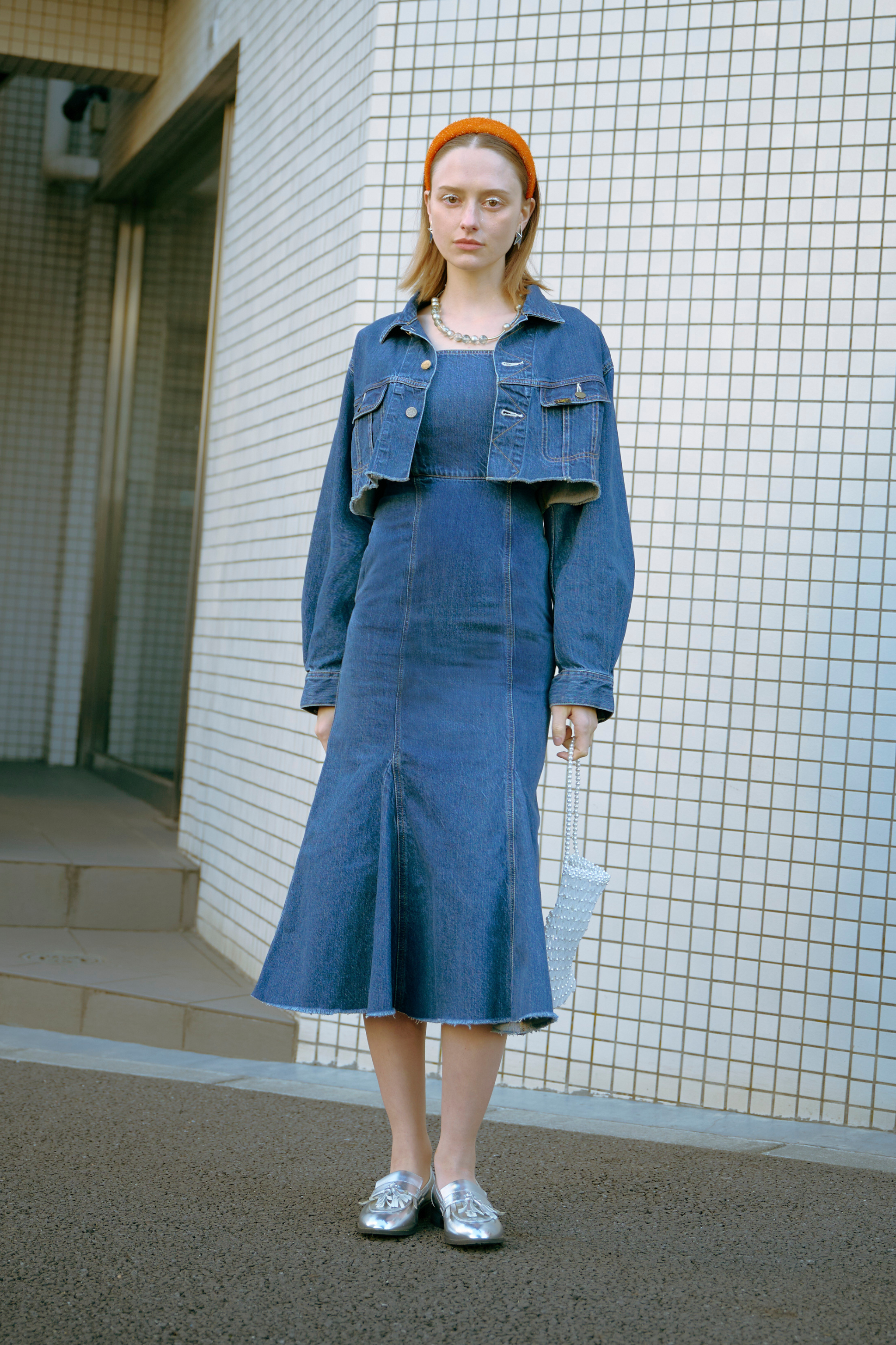 Lee×Lil Ambition Mermaid Denim Onepiece Lee×Lil Ambition Mermaid Denim Onepiece