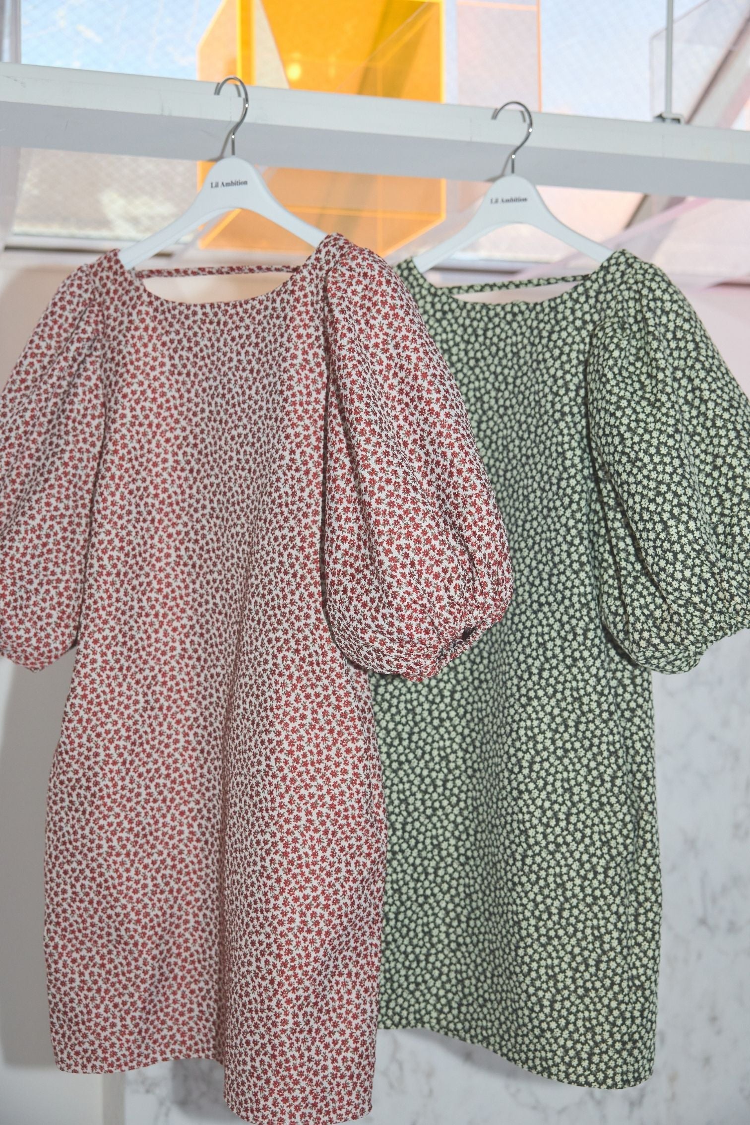 Puff Sleeves Mini Onepiece – Lil Ambition