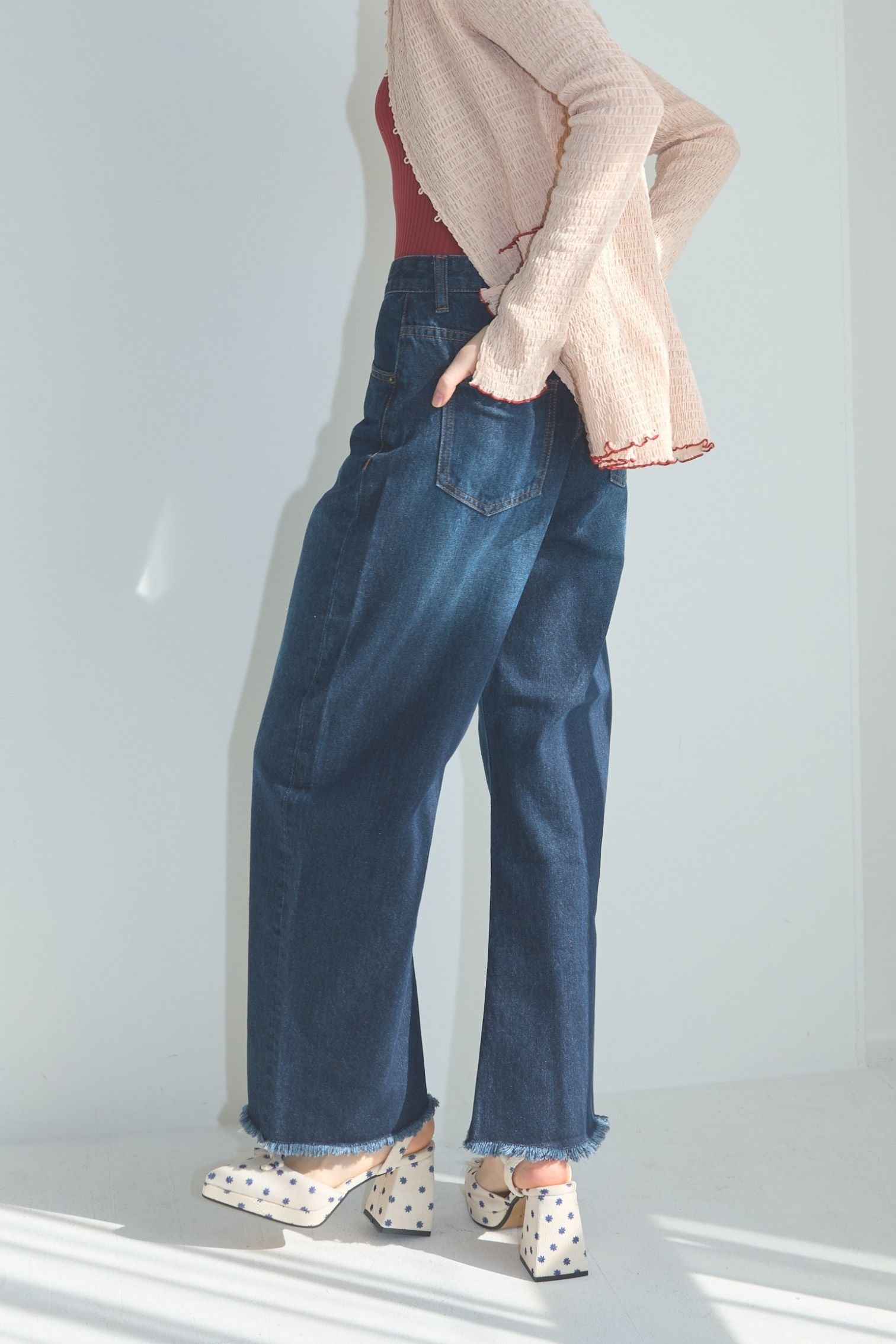 Fringe Curvy Wide Denim – Lil Ambition