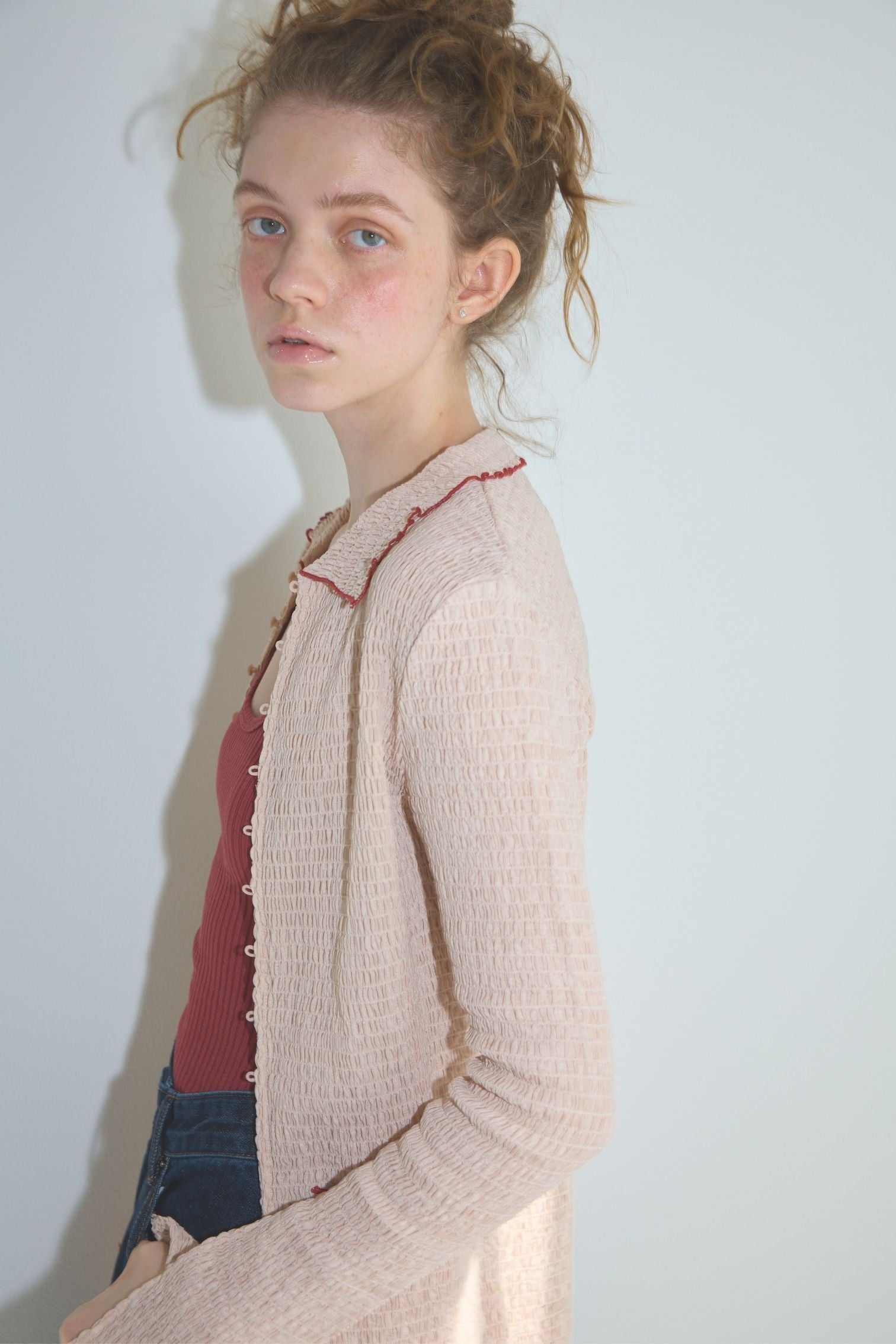 Shirring Long Polo Tops – Lil Ambition