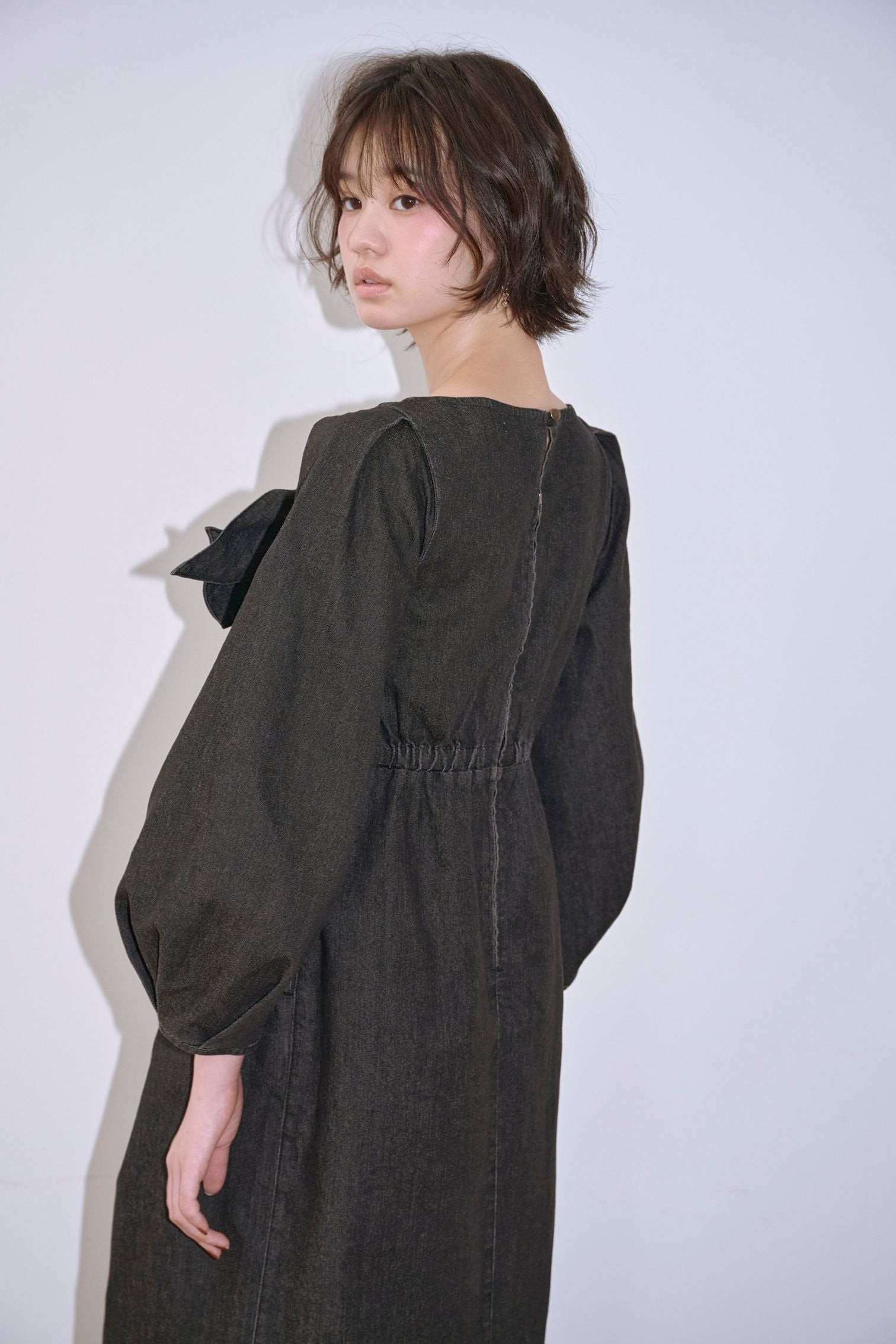 Denim Ribbon Onepiece – Lil Ambition