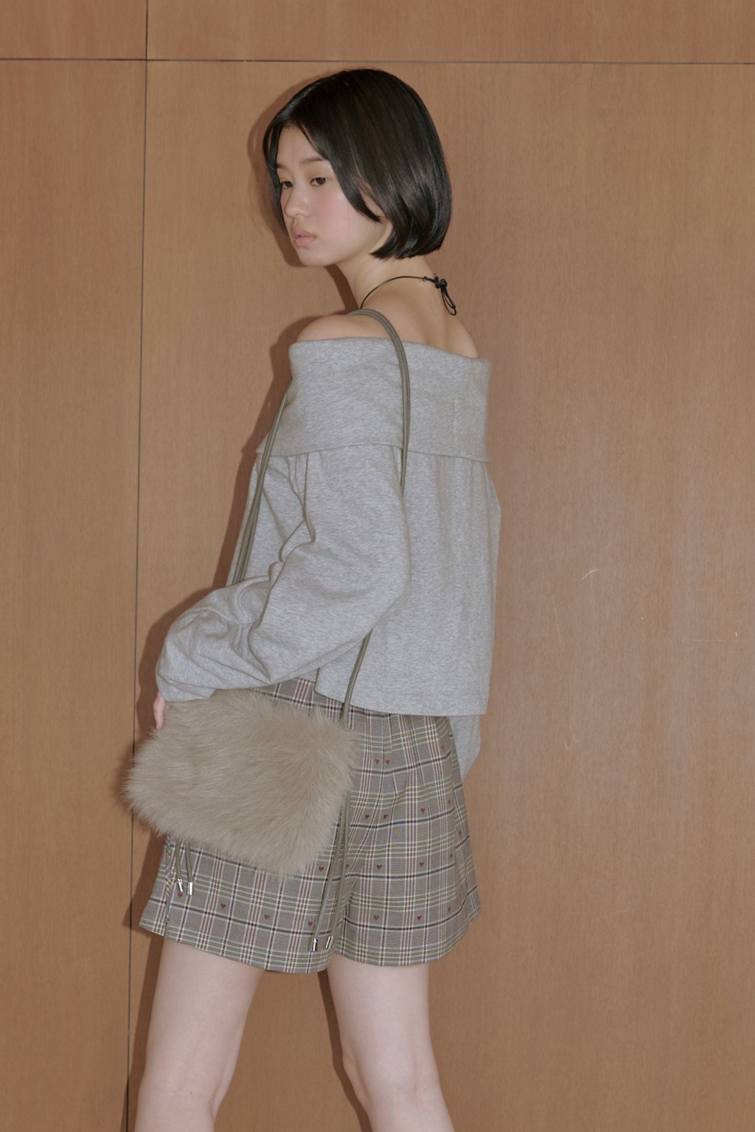 Tuck Sleeve Off Shoulder Sweat – Lil Ambition