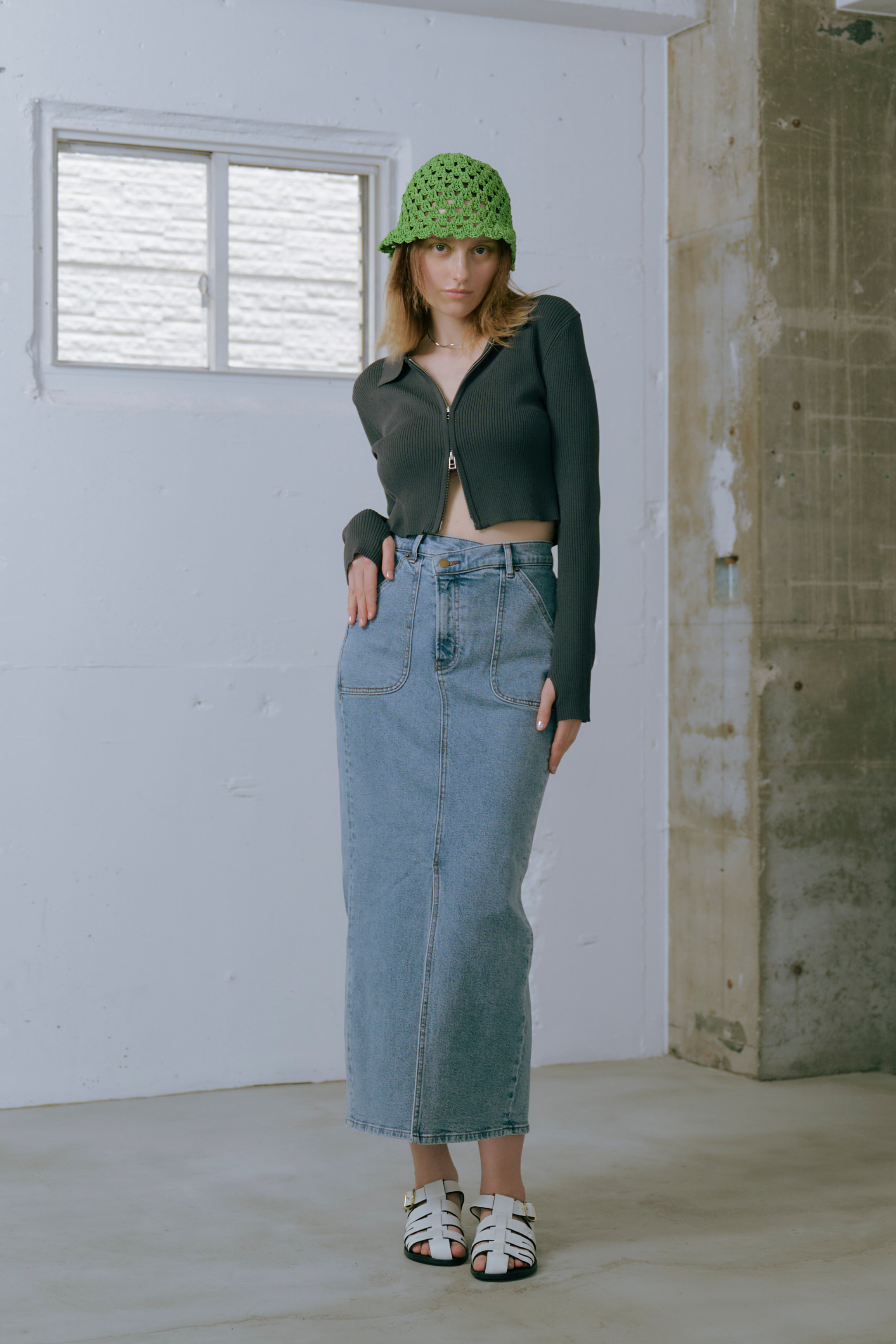 Cross Denim Pencil Skirt – Lil Ambition