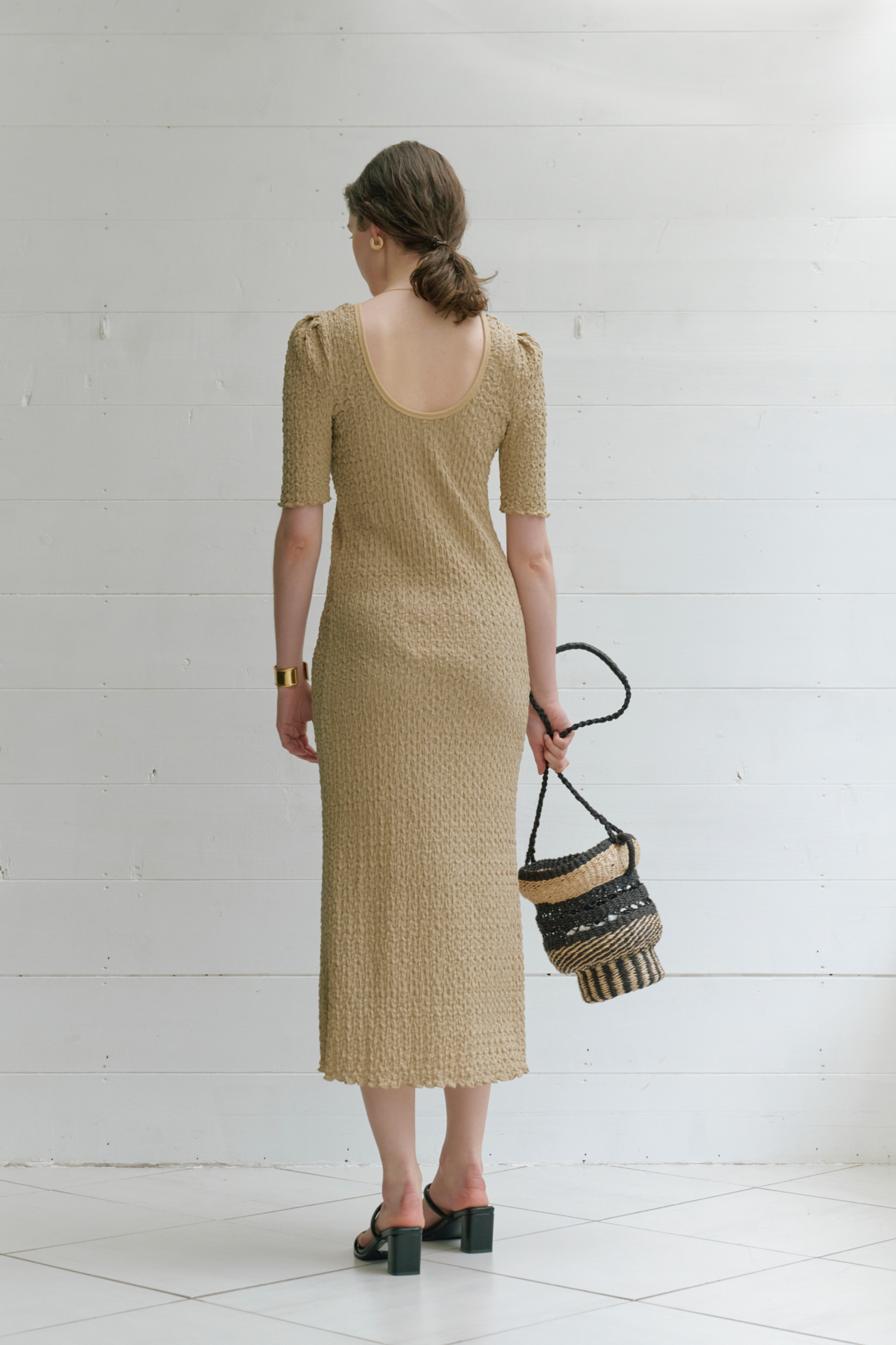 【ZOZOTOWN限定Item】Back Open Long Onepiece