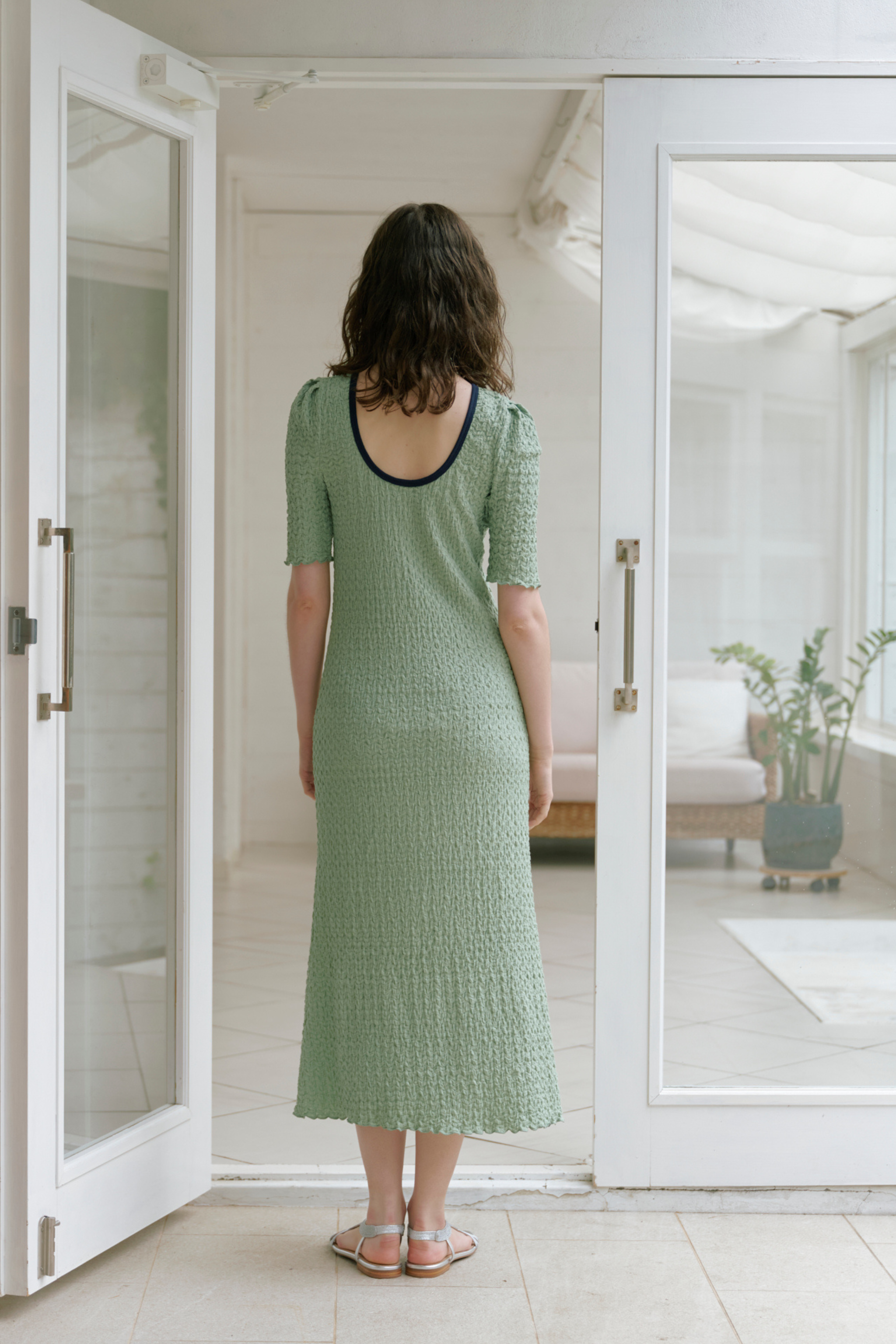 【ZOZOTOWN限定Item】Back Open Long Onepiece